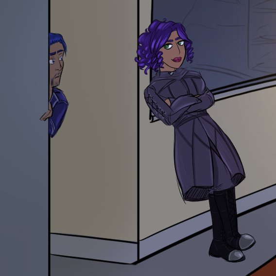 Cameo of Tass and Vale from badinfluencecomic.com