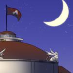 Night sky over the Varrosh Opera House