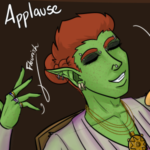 Ferris bowing with a flourish