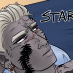 Szelek staring at something